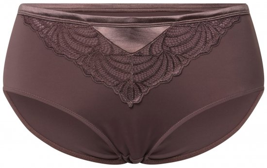 Ulla Popken 811602 Bragas con encaje Marrón - Bragas - 