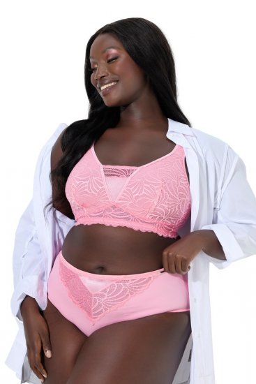Ulla Popken 811602 Bragas con encaje Rosa - Bragas - 