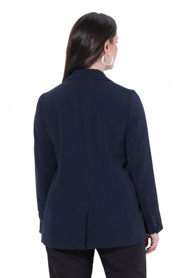 Ulla Popken 811944 Blazer clásico Azul marino - Blazers - Blazers en tallas grandes para mujer