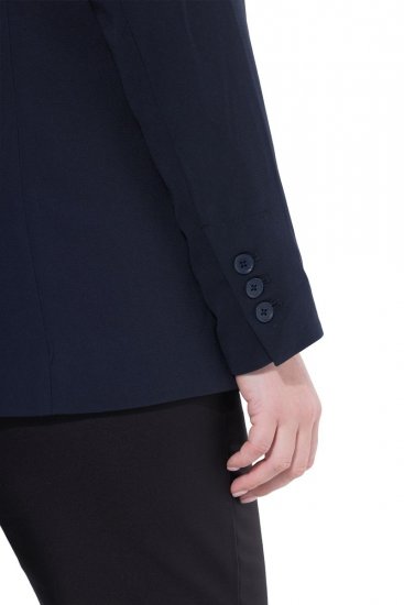 Ulla Popken 811944 Blazer clásico Azul marino - Blazers - Blazers en tallas grandes para mujer