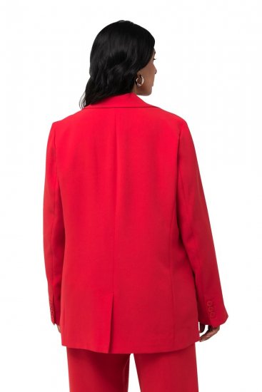 Ulla Popken 811944 Blazer clásico Rojo - Blazers - Blazers en tallas grandes para mujer