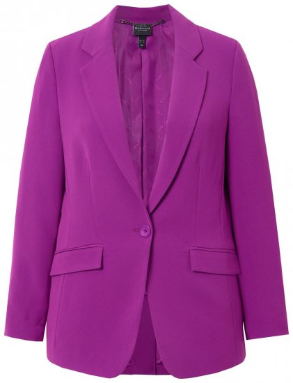 Ulla Popken 811944 Blazer clásico Ciruela - Blazers - Blazers en tallas grandes para mujer