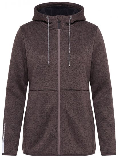 Ulla Popken 812880 Chaqueta de punto polar con forro teddy Topo - Ropa de lana - 