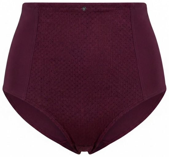Ulla Popken 813137 Braga moldeadora de talle alto Burdeos - Ropa moldeadora - 
