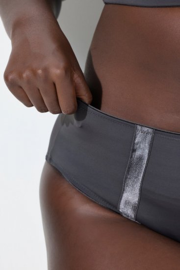 Ulla Popken 815268 Bragas de rayas Antracita - Bragas - 