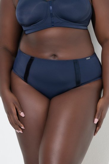 Ulla Popken 815268 Bragas de rayas Azul marino - Bragas - 