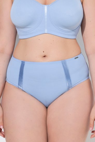 Ulla Popken 815268 Bragas de rayas Azul claro - Bragas - 