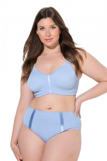 Ulla Popken 815268 Bragas de rayas Azul claro - Bragas - 