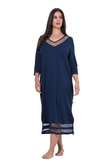 Ulla Popken 815333 Camisón Azul marino - Camisones - 