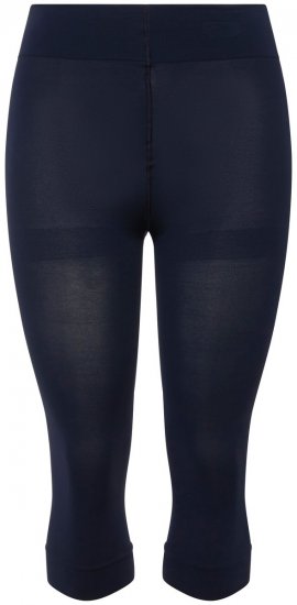 Ulla Popken 815580 Leggings de media 3/4 con protección de muslos 80 den Azul marino - Medias & calcetines - 