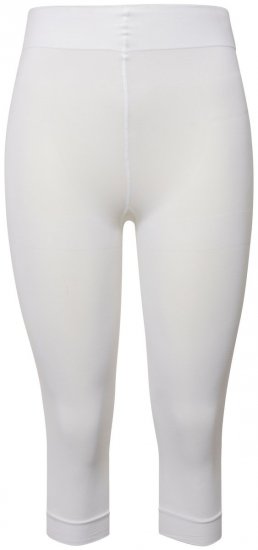 Ulla Popken 815580 Leggings de media 3/4 con protección de muslos 80 den Blanco - Medias & calcetines - 