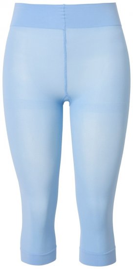 Ulla Popken 815580 Leggings de media 3/4 con protección de muslos 80 den Azul claro - Medias & calcetines - 
