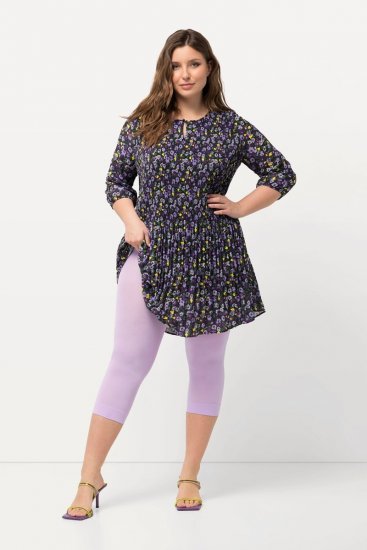 Ulla Popken 815580 Leggings de media 3/4 con protección de muslos 80 den Rosa palo - Medias & calcetines - 