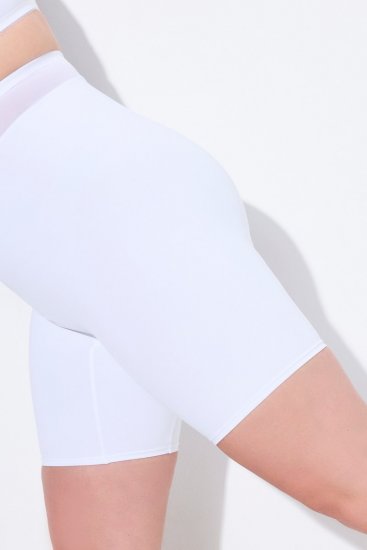 Ulla Popken 816440 Short moldeador de talle alto Blanco - Ropa moldeadora - 