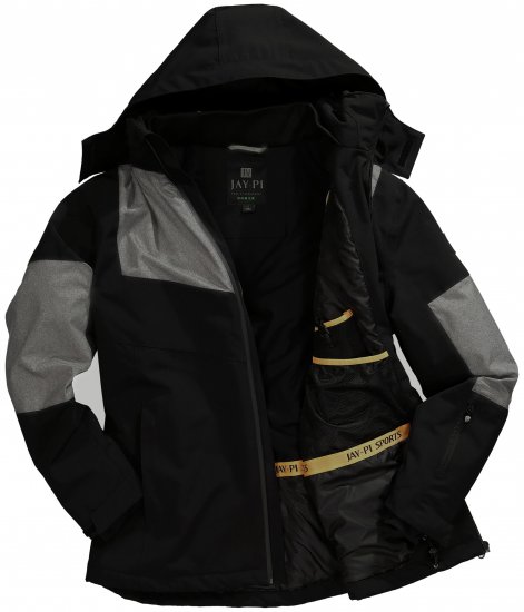 Jay-Pi Ski Jacket Functional Waterproof Windproof Black - Ropa de esquí - 