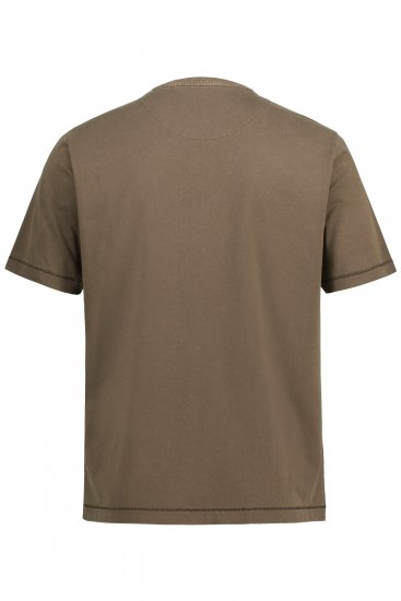 JP1880 Comfortable Fit Vintage Look T-Shirt Light Brown - Camisetas - Camisetas - 2XL-14XL