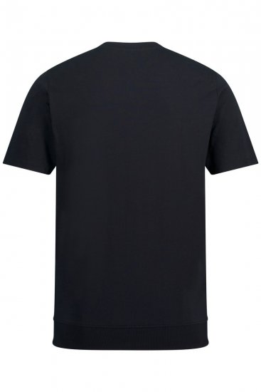 JP1880 818628 Camiseta Henley con corte para barriga Negro - Camisetas - Camisetas - 2XL-14XL