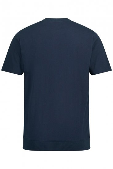 JP1880 818628 Camiseta Henley con corte para barriga Azul marino - Camisetas - Camisetas - 2XL-14XL
