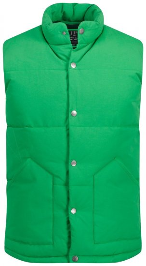 JP1880 818980 Chaleco acolchado en mezcla de algodón Verde claro - Chaquetas - Chaquetas Tallas Grandes 2XL-8XL