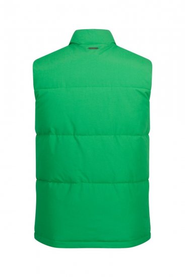 JP1880 818980 Chaleco acolchado en mezcla de algodón Verde claro - Chaquetas - Chaquetas Tallas Grandes 2XL-8XL