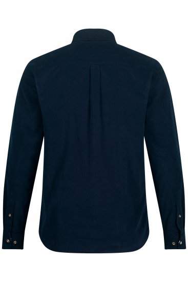JP1880 Modern Fit Buttoned Collar Cotton Shirt Navy Blue - Camisas - Camisas 2XL-10XL