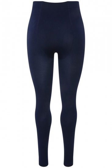 Ulla Popken 819652 Leggings de media con efecto térmico Azul marino - Medias & calcetines - 