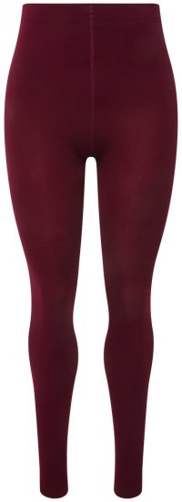 Ulla Popken 819652 Leggings de media con efecto térmico Burdeos - Medias & calcetines - 