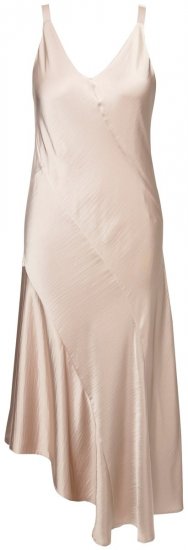 Ulla Popken 820341 Vestido de satén sin mangas Topo - Vestidos de noche - Vestidos de fiesta de gran talla