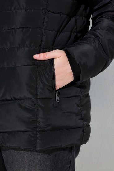 Ulla Popken 820889 Abrigo acolchado Negro - Abrigos - Abrigos de talla grande