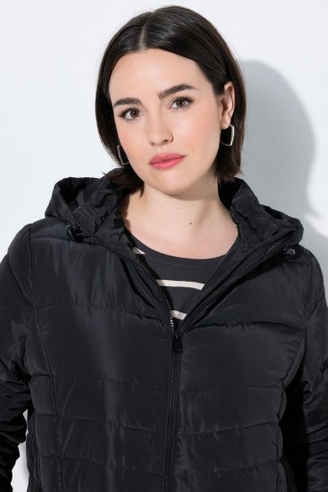 Ulla Popken 820889 Abrigo acolchado Negro - Abrigos - Abrigos de talla grande