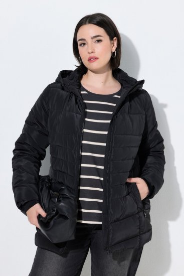 Ulla Popken 820889 Abrigo acolchado Negro - Abrigos - Abrigos de talla grande