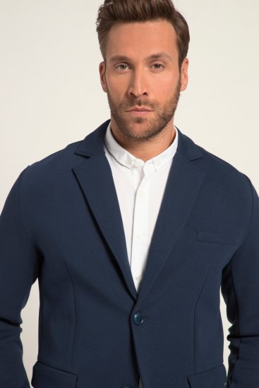 JP1880 New York Flexnamic Blazer de punto con bolsillos de solapa Azul noche - Trajes - Trajes 2XL-8XL