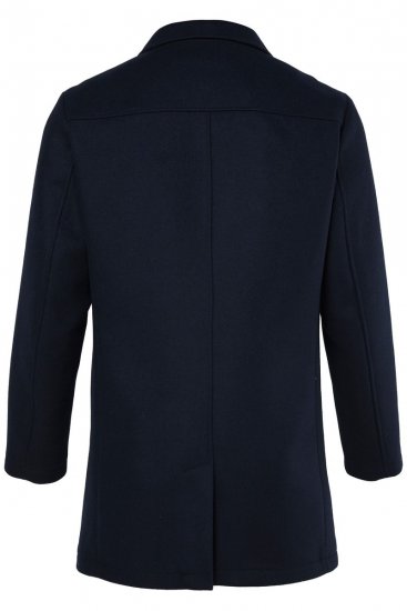 JP1880 821066 Acolchado Abrigo de lana Azul marino - Chaquetas - Chaquetas Tallas Grandes 2XL-8XL