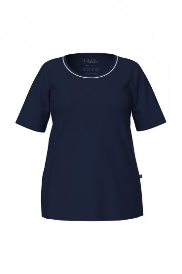 Ulla Popken 821244 Pijama de lunares Azul marino - Pijamas/ropa de estar en casa - 