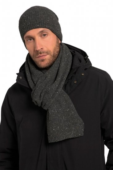 JP1880 822908 Gorro Gris oscuro - Gorros - 