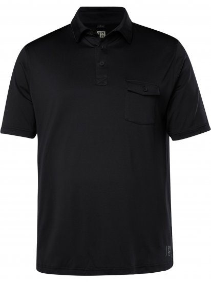 JP1880 Jay-Pi Flexnamic QuickDry Piqué Golf Polo Shirt Black - Ropa deportiva - Ropa Deportiva 2XL-10XL