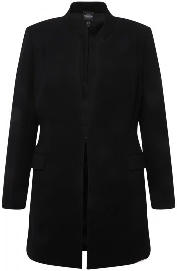 Ulla Popken 823318 Blazer con cuello alto Negro - Blazers - Blazers en tallas grandes para mujer