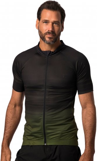 JP1880 Jay-Pi Flexnamic QuickDry Cycling Jersey Black - Ropa deportiva - Ropa Deportiva 2XL-10XL