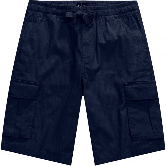 JP1880 Jay-Pi Flexnamic Bermuda Cargo Shorts Navy Blue - Ropa deportiva - Ropa Deportiva 2XL-10XL