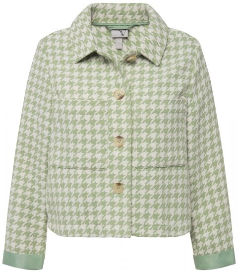 Ulla Popken 823536 Chaqueta Blanco - Chaquetas - Chaquetas para mujer en tallas grandes