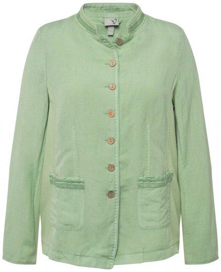 Ulla Popken 823539 Chaqueta Verde oliva - Chaquetas - Chaquetas para mujer en tallas grandes