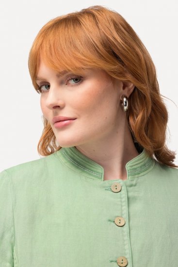Ulla Popken 823539 Chaqueta Verde oliva - Chaquetas - Chaquetas para mujer en tallas grandes