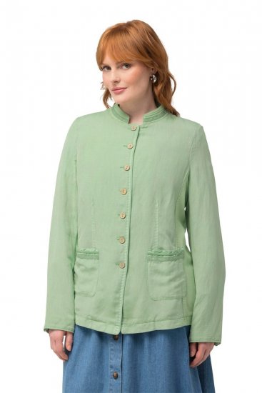Ulla Popken 823539 Chaqueta Verde oliva - Chaquetas - Chaquetas para mujer en tallas grandes