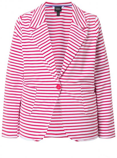 Ulla Popken 824355 Blazer de punto Coral - Blazers - Blazers en tallas grandes para mujer