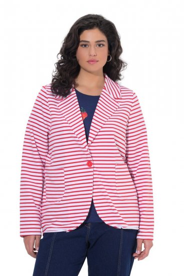 Ulla Popken 824355 Blazer de punto Coral - Blazers - Blazers en tallas grandes para mujer