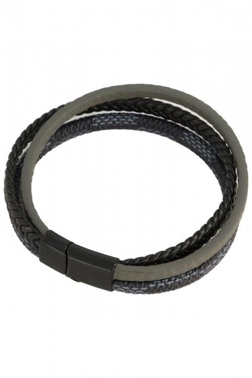 JP1880 824904 Pulsera extralarga Negro - Joyas - 