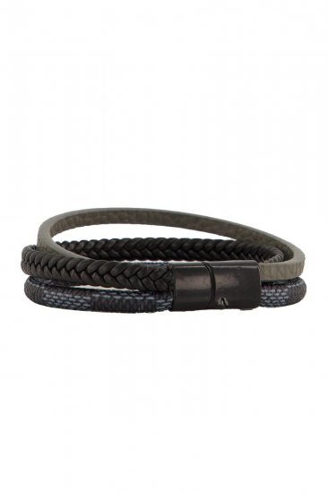 JP1880 824904 Pulsera extralarga Negro - Joyas - 
