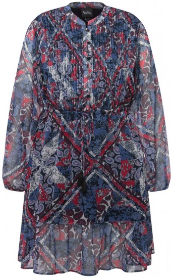 Ulla Popken 824976 Vestido estampado Azul marino - Vestidos midi - Vestidos midi de talla grande