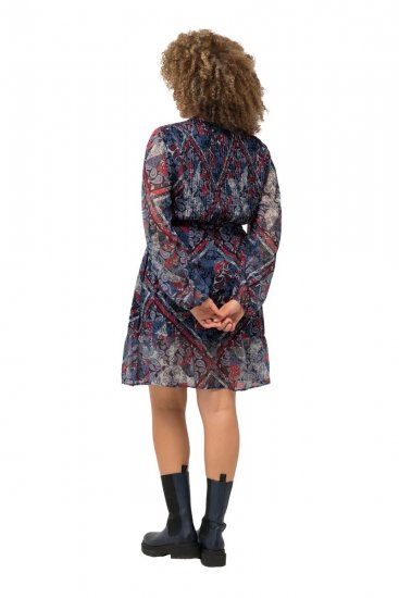 Ulla Popken 824976 Vestido estampado Azul marino - Vestidos midi - Vestidos midi de talla grande