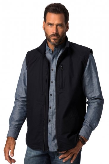 JP1880 825144 Chaleco elástico Azul marino - Chaquetas - Chaquetas Tallas Grandes 2XL-8XL
